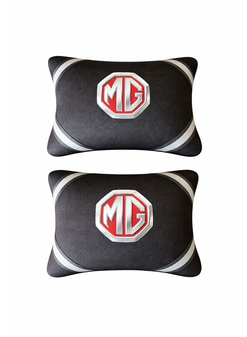 MG Pair of Car Neck Support Pillows – Compatible with MG - Image 2